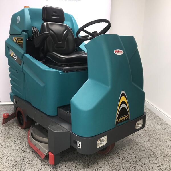 Eureka E110 Ride On Factory Floor Scrubber Dryer Warehouse Cleaning Machine