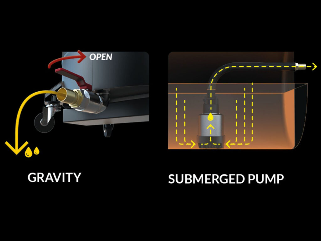 Industrial Vacuum Liquid Discharge System